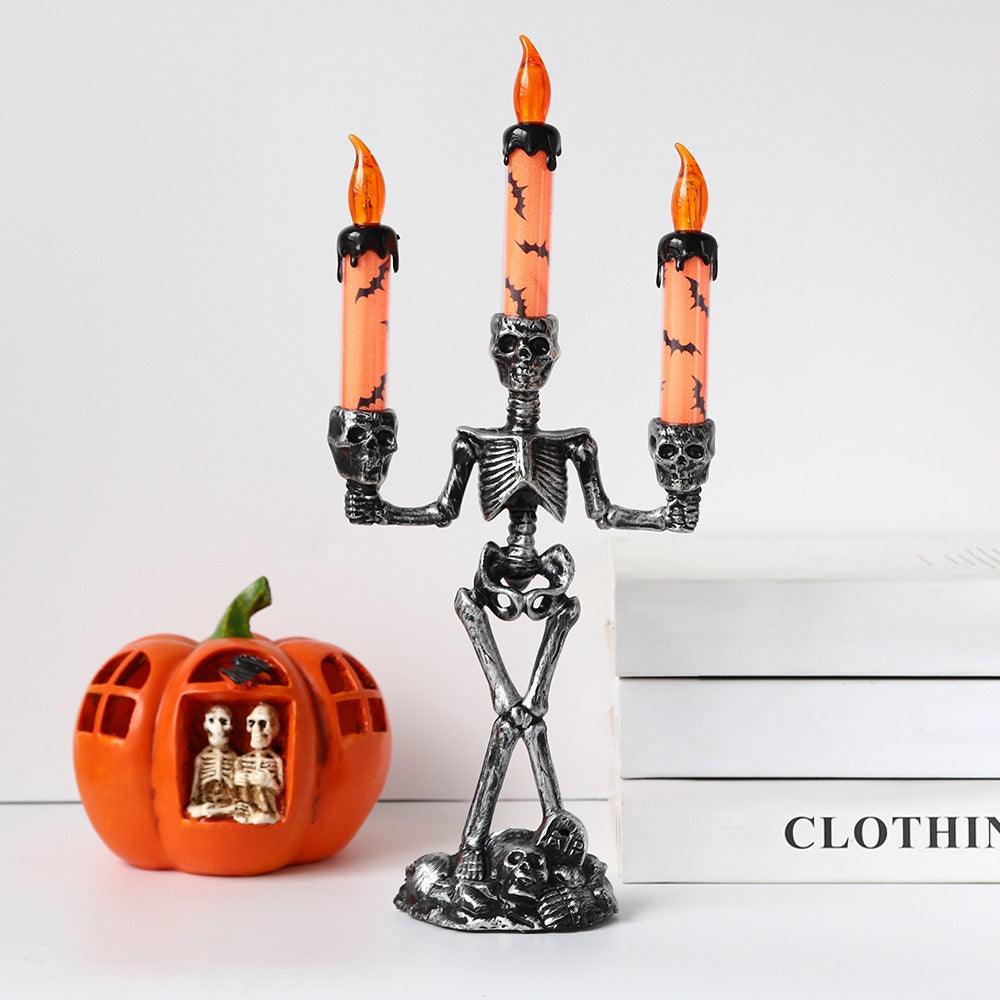 Chandelier squelette d'Halloween Lighteme avec lumières LED | ACHETEZ-EN 1, OBTENEZ-EN 1 GRATUIT (2 PIÈCES)