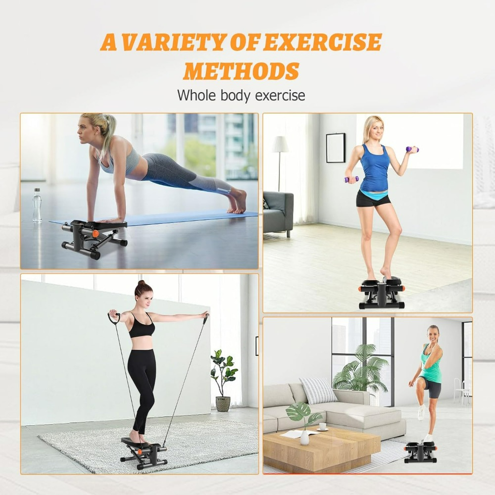 Stepper aérobique Lighteme Twist - Une forme physique sans effort, quel que soit l'environnement