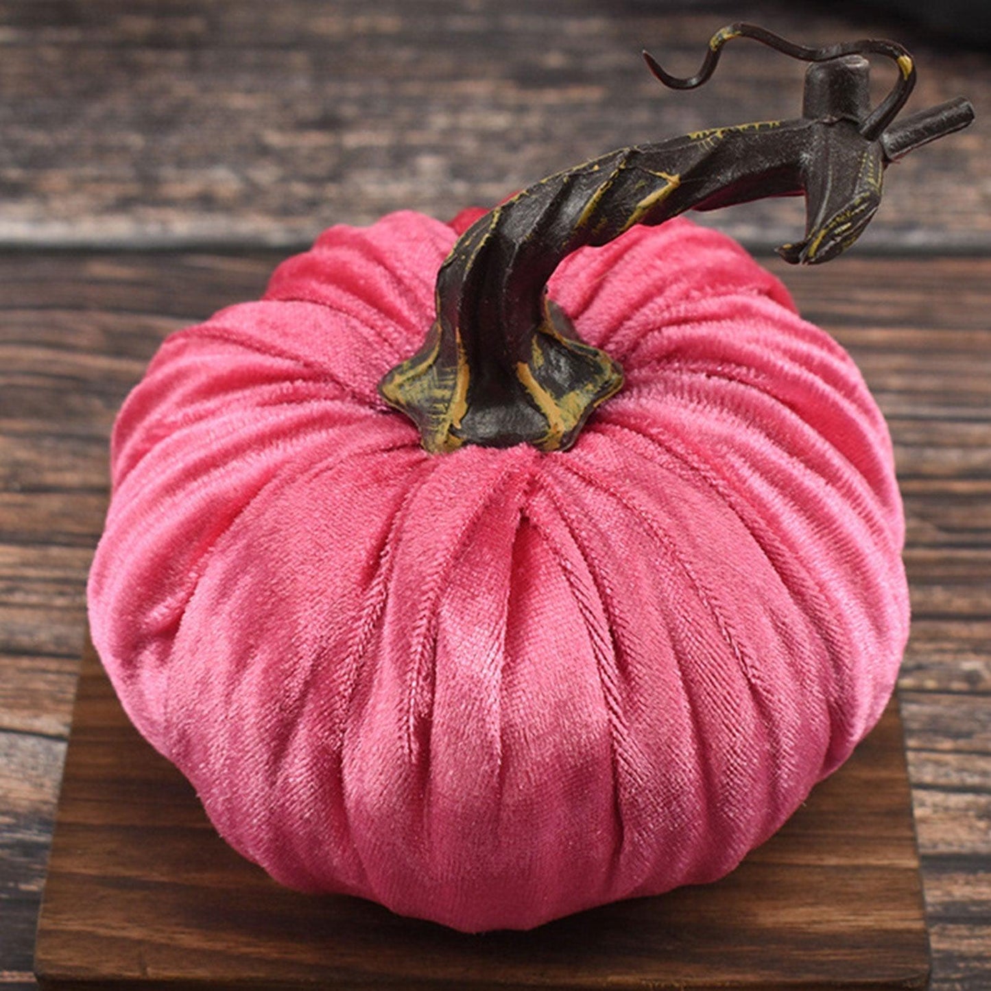 Mini citrouilles d'Halloween en velours Lighteme