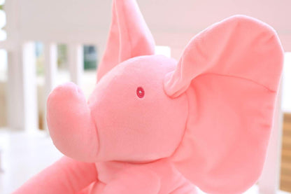 Lighteme Peek-a-Boo Animated Talking & Singing Elephant Plush Toy