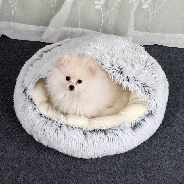 Lit grotte Lighteme Snuggle pour chats et petits chiens