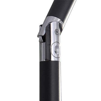 Parasol de patio solaire Lighteme de haute qualité de 10 pieds avec manivelle, lumières LED à énergie solaire, 8 parasols de plage extérieurs de protection UV fermes