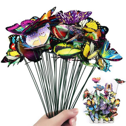 Décoration de jardin Papillons Lighteme