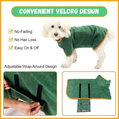 Peignoir pour chien Lighteme