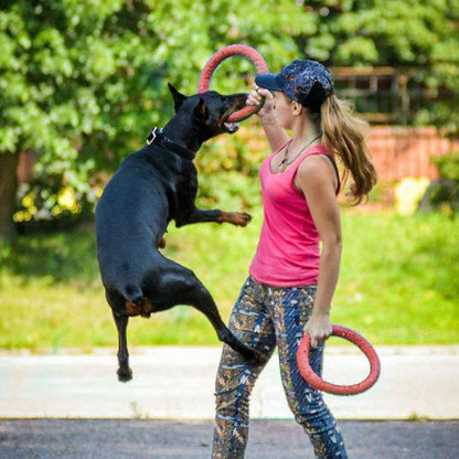 Disques volants Lighteme Dog EVA, anneau d'entraînement interactif pour chiens (3 couleurs et 2 tailles)