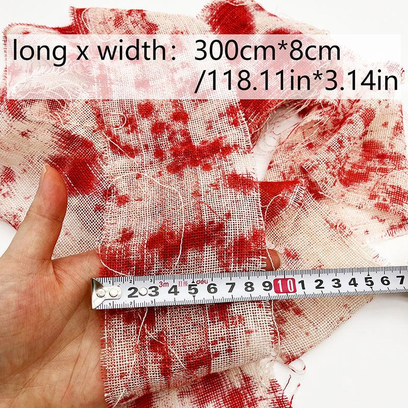 Bandes de tissu sanglantes Lighteme 3m pour Halloween