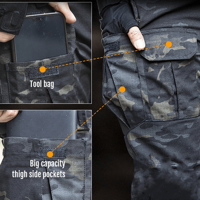 Lighteme IX8 Wasserdichte Taktische Outdoorhose - Khaki