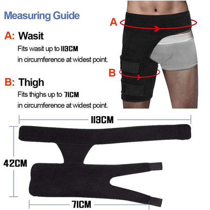 Lighteme Hüftstütz-Kompressionsgürtel – verstellbare Stützbandage für natürliche Bewegung während der Arbeit