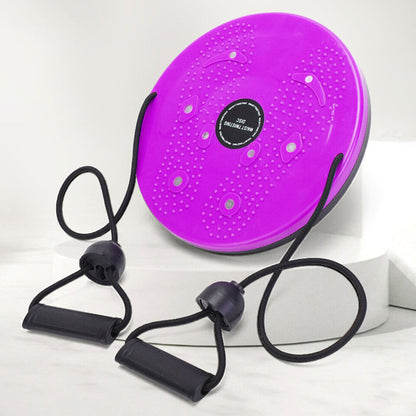 Lighteme Curve Shaper - Disque de torsion pour la taille avec poignées pour l'amincissement, le fitness et l'entraînement de base