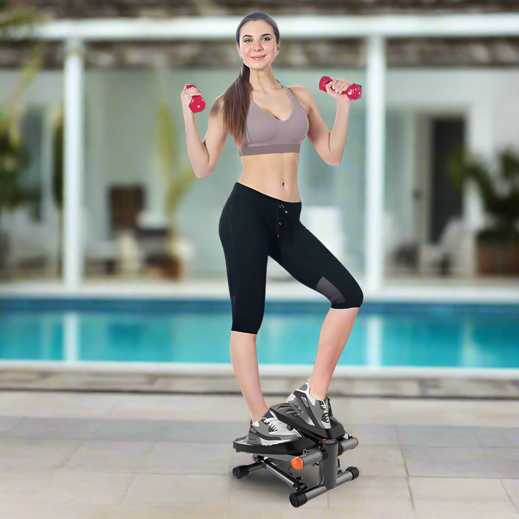 Stepper aérobique Lighteme Twist - Une forme physique sans effort, quel que soit l'environnement