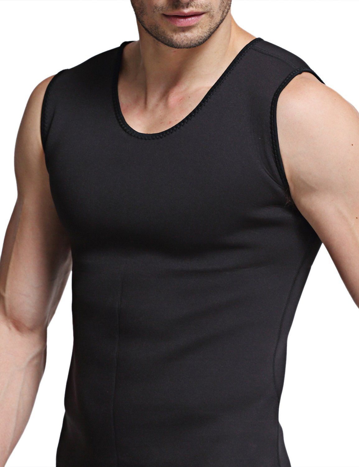 Gilet de sauna Lighteme pour hommes - Brûlez la graisse du ventre !