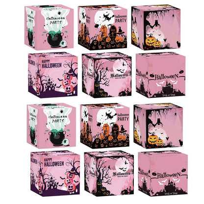 Lot de 12 sacs cadeaux Lighteme pour Halloween pour emballage de bonbons et friandises