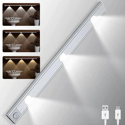 Lighteme LED wiederaufladbare kabellose selbstklebende Induktionsschrankleuchte