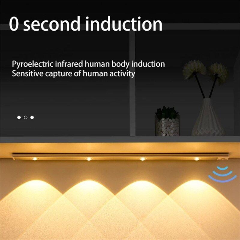 Lighteme LED wiederaufladbare kabellose selbstklebende Induktionsschrankleuchte