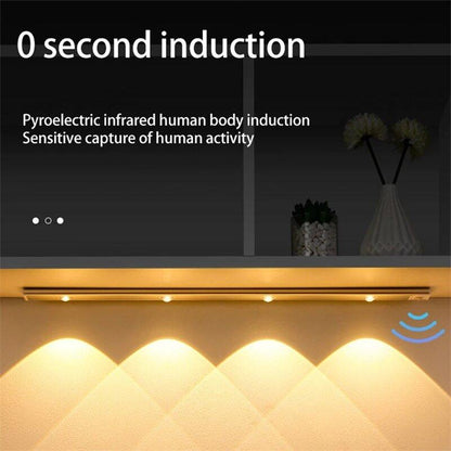 Lighteme LED wiederaufladbare kabellose selbstklebende Induktionsschrankleuchte