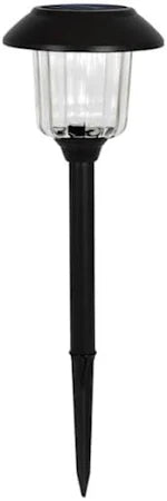 Lighteme Solar LED Pathway Lights, Stainless Steel 12 Lumens (6 Pack)