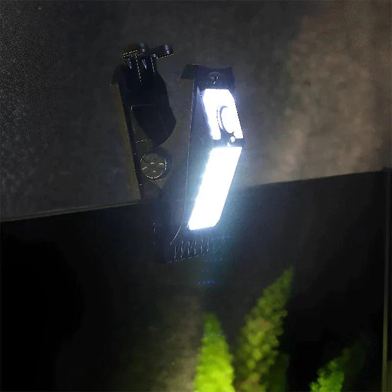 Lampe solaire à pince Lighteme Illuminez votre espace extérieur sans effort !