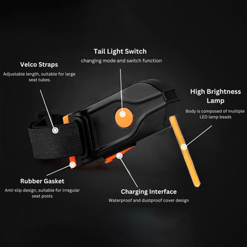 Lighteme Fahrrad-LED-Rücklicht – Sicher und sichtbar auf der Straße!