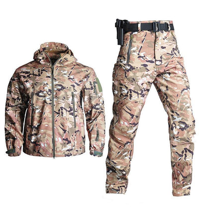 Combinaison Softshell imperméable pour homme Lighteme, uniforme tactique