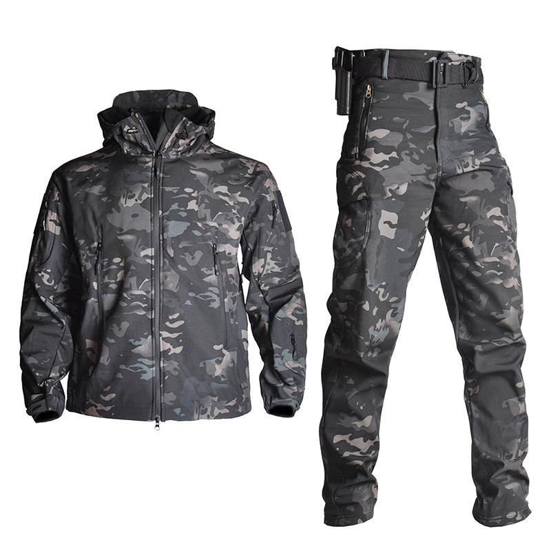 Combinaison Softshell imperméable pour homme Lighteme, uniforme tactique
