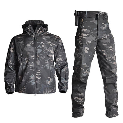 Combinaison Softshell imperméable pour homme Lighteme, uniforme tactique