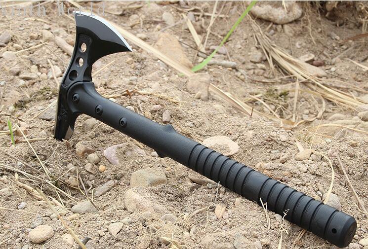 Hache de survie militaire tactique Lighteme en acier inoxydable