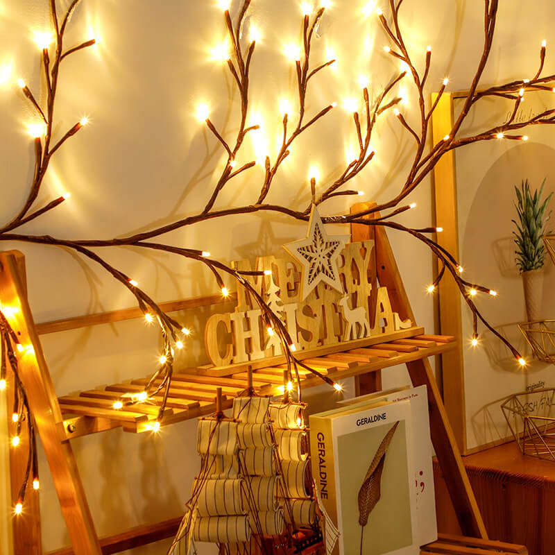 Guirlande lumineuse en rotin Lighteme Branch