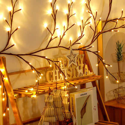 Guirlande lumineuse en rotin Lighteme Branch