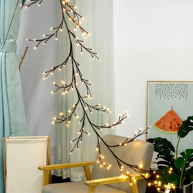 Guirlande lumineuse en rotin Lighteme Branch