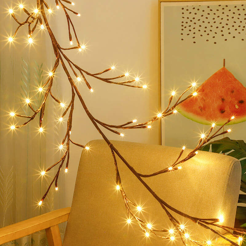 Guirlande lumineuse en rotin Lighteme Branch
