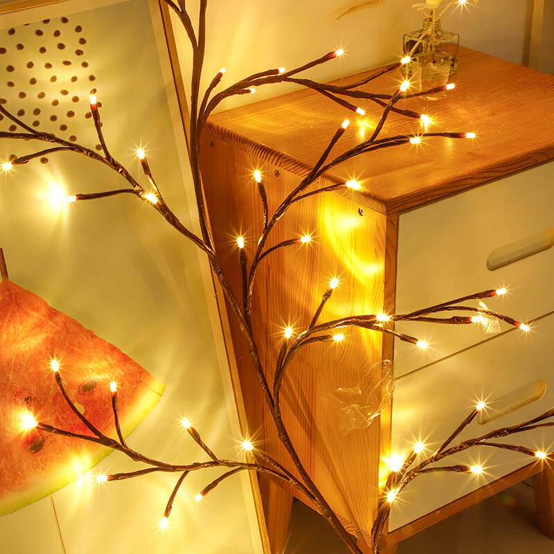 Guirlande lumineuse en rotin Lighteme Branch