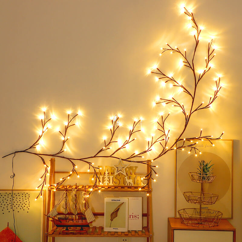 Guirlande lumineuse en rotin Lighteme Branch