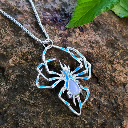 Collier lumineux Halloween Araignée Lighteme