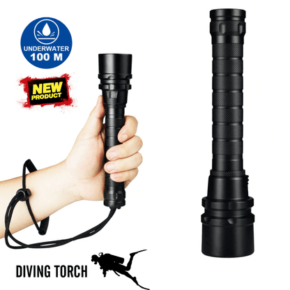 Lampe de poche de plongée sous-marine Lighteme 100 m