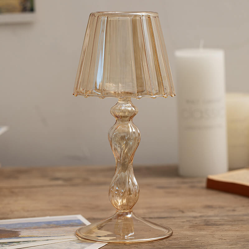 Lighteme Vintage Kerzenhalter aus Glas