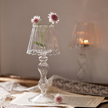 Lighteme Vintage Kerzenhalter aus Glas