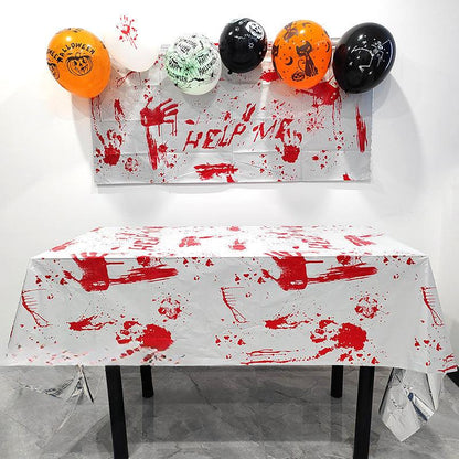 Lighteme Halloween Horror Party Tischdecke
