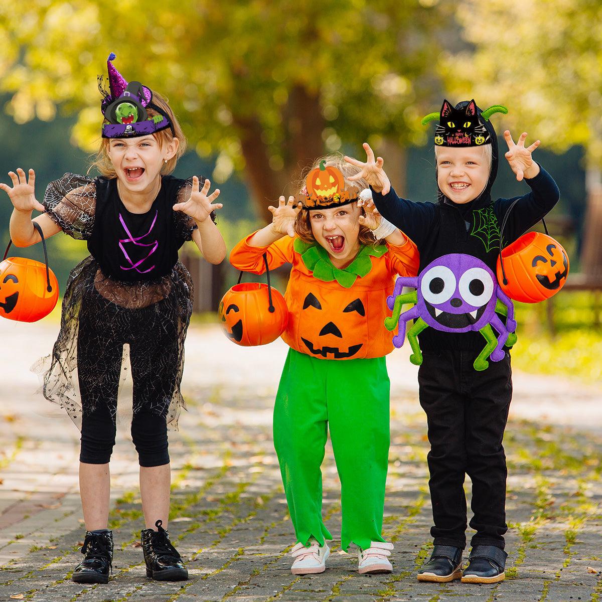 Ensemble de 6 chapeaux ou bandeaux en papier pour Halloween Lighteme
