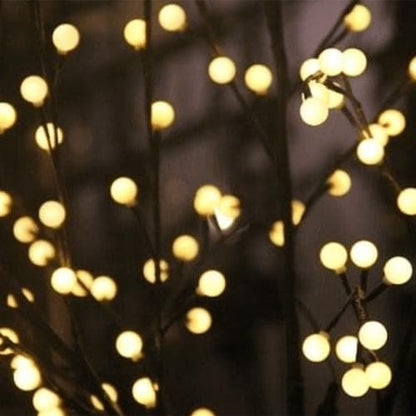 Solar-Weihnachtslichterkette mit warmweißen LEDs von Lighteme