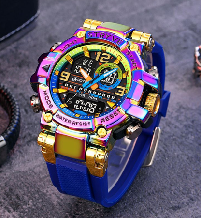 STRYVE Colorful Functional Waterproof Tactical Watch