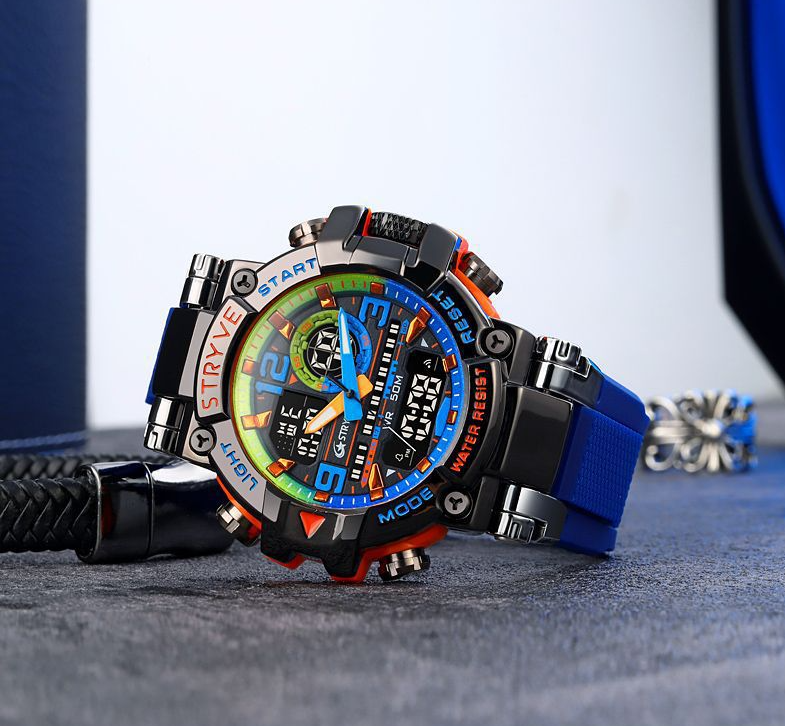 STRYVE Colorful Functional Waterproof Tactical Watch