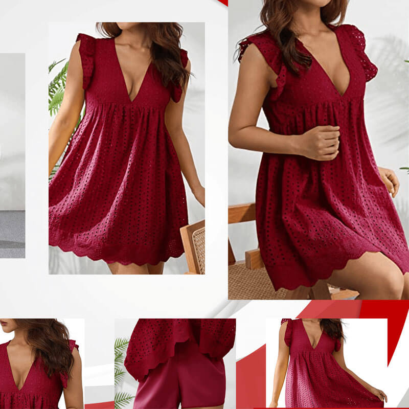 Lighteme Stramplerkleid mit Shorts