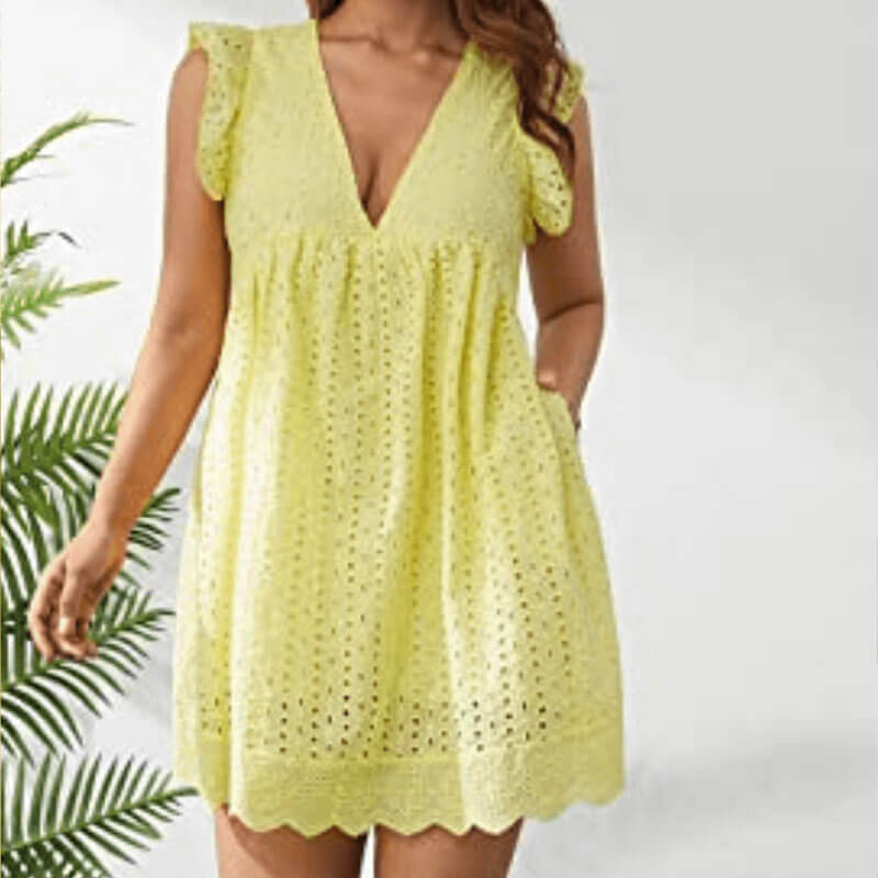 Lighteme Stramplerkleid mit Shorts