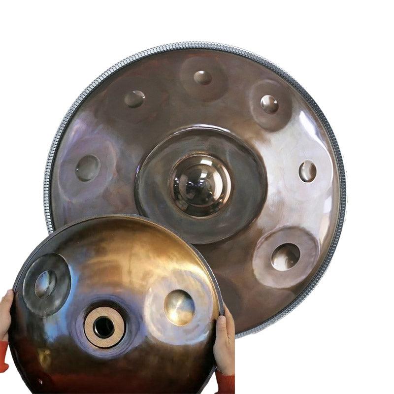 Lighteme Customized D3 Master Version / Standard Version High-end Stainless Steel Handpan Drum, Available in 432 Hz and 440 Hz, 22 Inch 9/10/11/12/13 Notes Professional Performances