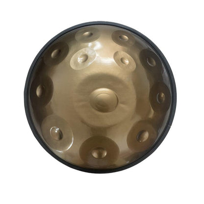 Lighteme Personnalisé Fait main Ré Mineur Hijaz 22 pouces 9/10/12 notes en Acier Inoxydable Handpan Drums