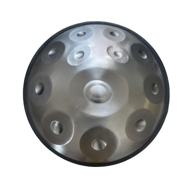 Lighteme Handpan Drum 22 Inch 12 Notes Kurd Scale C Major ( Kurd D Minor ) High-end Stainless Steel Percussion Instrument, Available in 432 Hz and 440 Hz