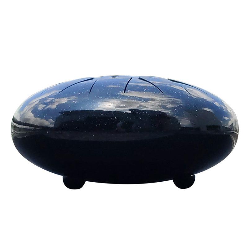 Lighteme Steel Tongue Drum | Starry Sky Series Tank Drum for Yoga & Meditation with gift set | Black multiple sizes
