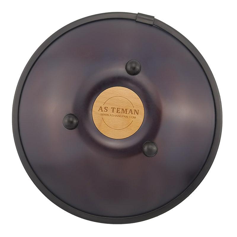 AS TEMAN Steel Tongue Drum | Black-Hole Universe Series Tanktrommel für Yoga & Meditation mit Geschenkset | 14 Zoll 14 Töne Lila