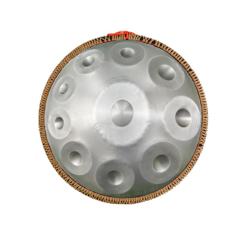 Lighteme Pressage à La Machine 22 Pouces 10 Notes Ré Mineur Acier Inoxydable Handpan Drum