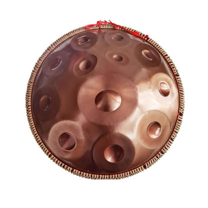 Lighteme 22 Zoll 12 Noten Kurd d-Moll (F-Dur) Edelstahl Handpan Drums mit Seil